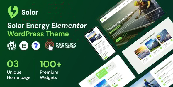 Solor - Solar Energy WordPress Theme Logo