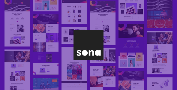 Sona - Digital Marketing Agency WordPress Logo