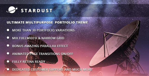 Stardust - Multi-Purpose Portfolio WordPress Theme Logo